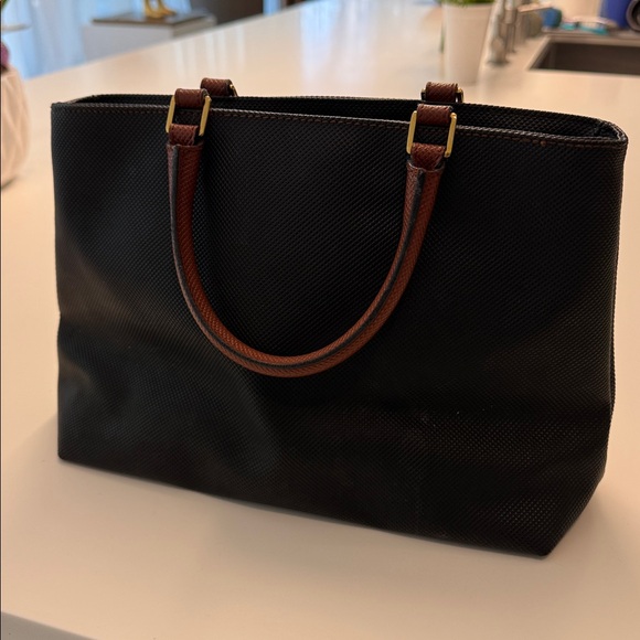 Bottega Veneta black purse with Brown handles - Picture 5 of 7